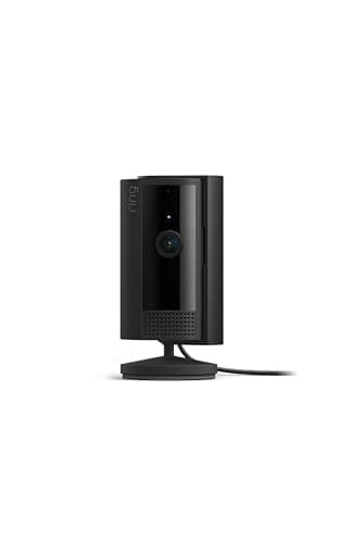 Ring Indoor Cam, Home or business security in 1080p HD video, Black