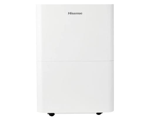 Hisense 35-Pint Dehumidifier, 3 Speed (Lo,Hi, Auto ), Noise Level 48 dB, Compact size, Auto shut-off, 115v, Up to 3000 sq ft, DH5022K1W - (Renewed)