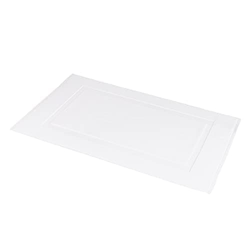 Amazon Basics Non-Slip Cotton Bath Mat, 100% Cotton Absorbent, Machine Washable, 31" L x 20" W, Bright White