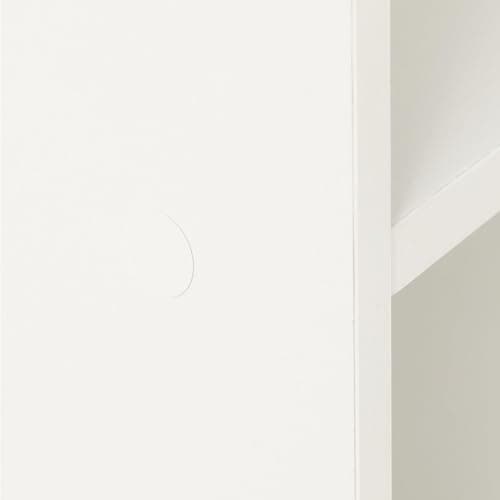 Amazon Basics 5-Cube Bookcase Compatible with Fabric Storage Cube Organizers, White 5