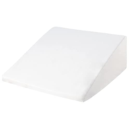 CirclesHome Wedge Pillow Cover 100% Cotton, Zippered Wedge Pillow Case Protector, Soft, Hypoallergenic & Breathable - 25x26x10” 6