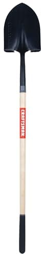 Craftsman Garden Shovels for Digging and Gardening: Heavy Duty Spade Shovels Ideal for Construction Projects