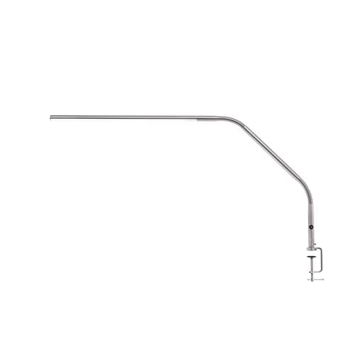 Daylight Company, LLC U35108 Slimline 3 Table Lamp-LED-80 CRI-Eye Care-4 Brightness Levels, 3,000 LUX at 30 cm, 1,065 LUMENS-4 Step DIMMER Mode, Brushed Steel, 25.6 x 30 x .8