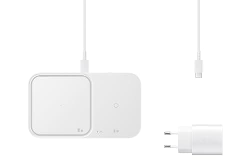 Samsung Official 15W Wireless Charger Duo [2022] with Travel Adapter, White 7