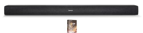 Denon DHT-S218 Bluetooth Sound Bar with Dolby Atmos with an Additional 1 Year Extended Amber Protection (2024), Black