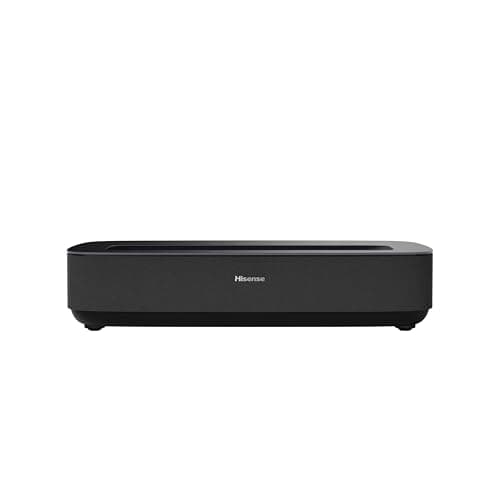Hisense PL2, Ultra Short Throw Home Theater Laser Projector, 80” – 150”, 4K UHD, 2,700 Lumens, 3000:1 Contrast, Dolby Vision & Atmos, 3D, Google TV, WIFI 6E