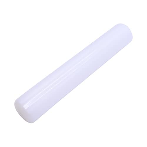 Knights Bridge Global PP85 PME Non-Stick Polyethylene Rolling Pin, 6" for Cake & Cookie Decorating, White, 6"