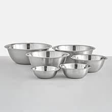 JoyJolt Stainless Steel Mixing Bowl Set - 6 Piece Nesting Bowls, 5qt to 0.5qt, Ideal for Kitchen, Cooking, Baking and Storage 7