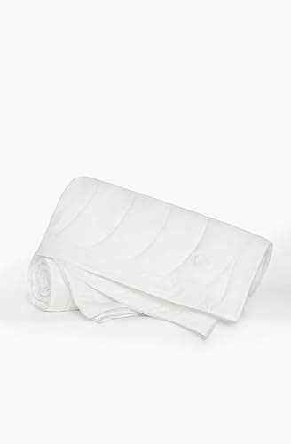 Buffy Breeze Comforter - Soft 100% Eucalyptus Lyocell, Cooling, White Lightweight Summer Duvet Insert with Corner Tabs (Full/Queen) 5