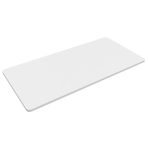 FLEXISPOT Whole Piece 55"x28" Desktop 1" Thickness Height Adjustable Desk Rectangular Tabletop White Board (55INCH White Top)
