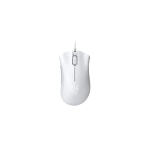 Razer DeathAdder Essential Gaming Mouse: 6400 DPI Optical Sensor - 5 Programmable Buttons - Mechanical Switches - Rubber Side Grips - Mercury White 7