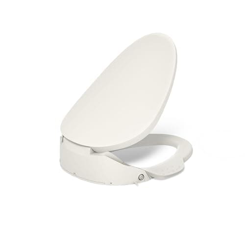 Kohler PureWash E750 Elongated Heated Bidet Toilet Seat, Touchscreen Remote Control, Biscuit, Quiet-Close Grip-Tight Lid, Self-Cleaning Wand, Warm Water Bidet, Adjustable Water Pressure, Nightlight 10