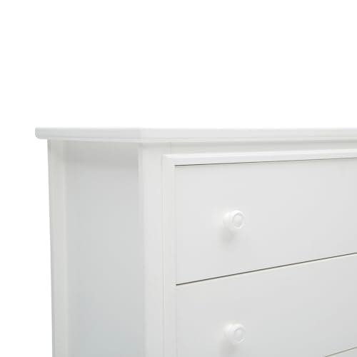 Delta Children Perry 3 Drawer Dresser with Changing Top and Interlocking Drawers, Bianca White 14