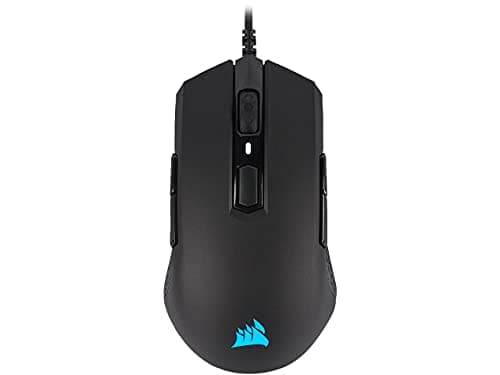 Corsair M55 RGB Pro Wired Ambidextrous Multi-Grip Gaming Mouse - 12,400 DPI Adjustable Sensor - 8 Programmable Buttons - Black