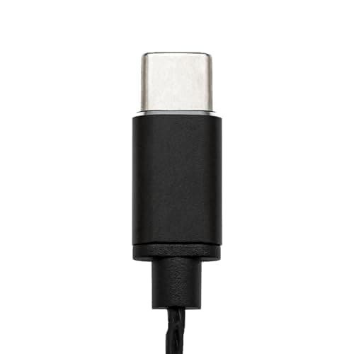 Sanxir Air Tube Headphones, Anti-EMF headsets with USB-C Jack, Air Tube Earphones with Radiation Protection, Volume Control, Comfortable Fit. (Black) 8