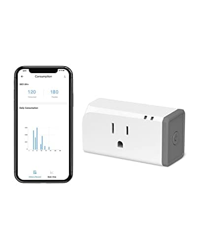 SONOFF S31 WiFi Smart Plug with Energy Monitoring, 15A Smart Outlet Timer Switch ETL Certified, Compatible with Alexa & Google Home, IFTTT Supporting, 2.4 Ghz Wi-Fi Only