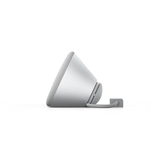 Dell SP3022 USB Computer Speaker for PC, Laptop, Monitor, Business Conference-Mini Soundbar Speakerphone, AI Noise Echo Cancellation, Full Duplex Audio, 2 x 1.8W, MS-Teams Certified - Platinum Silver 8