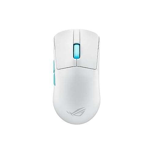 ASUS ROG Harpe Ace Aim Lab Wireless Esports Gaming Mouse – Aim Lab Settings Optimizer, Pro-Tested, Right-Handed, 54g Lightweight, Tri-Mode Connectivity, 36K DPI, 90Hr Battery, PC/Mac Support - White
