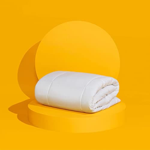 SLUMBER CLOUD Comforter - NASA Temperature Regulation Technology - Down Alternative Cooling Comforter - Hypoallergenic… White King