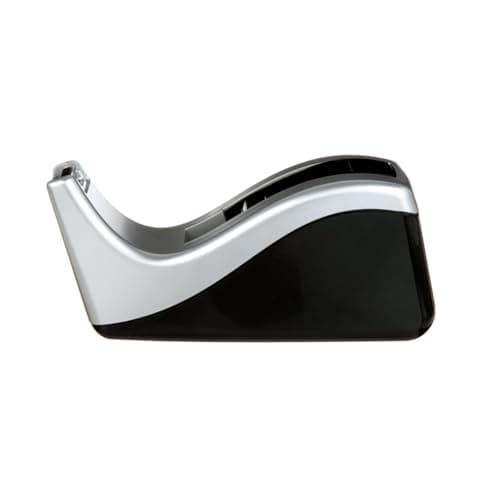 Scotch Desktop Tape Dispenser, Silvertech Two-Tone (C60-ST) 5
