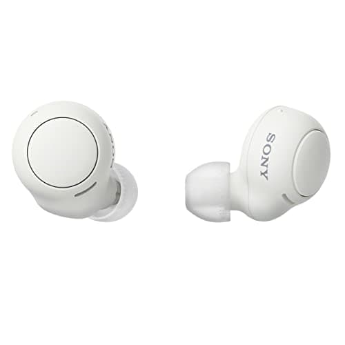 Sony WF-C500 Truly Wireless in-Ear Bluetooth Earbud Headphones with Mic and IPX4 Water Resistance, White (Amazon Exclusive)