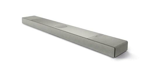 KEF XIO Dolby Atmos 5.1.2 Soundbar (Silver Grey)