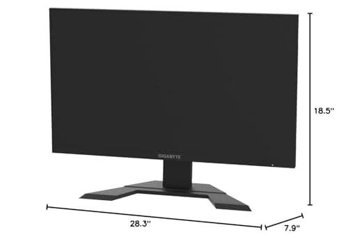 GIGABYTE M27Q 27" 165Hz 1440P -KVM Gaming Monitor, 2560 x 1440 SS IPS Display, 0.5ms (MPRT) Response Time, 92% DCI-P3, HDR Ready, FreeSync Premium, 1x Display Port 1.2, 2X HDMI 2.0, 2X USB 3.0 7