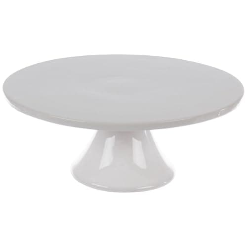 Hobby Lobby Cake Stand, Pedestal Design, Wedding, Party Decor, Birthday, Baby Shower (White Ceramic)