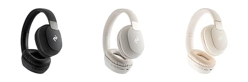 PODERIX Over-Ear Wireless Bluetooth Headphones, Lightweight 0.45 lb, Passive Noise Reduction, 25H Playtime, 120H Standby, Built-in Mic & FM Radio, Comfortable Design, USB-C Charging, Bluetooth 5.4 12