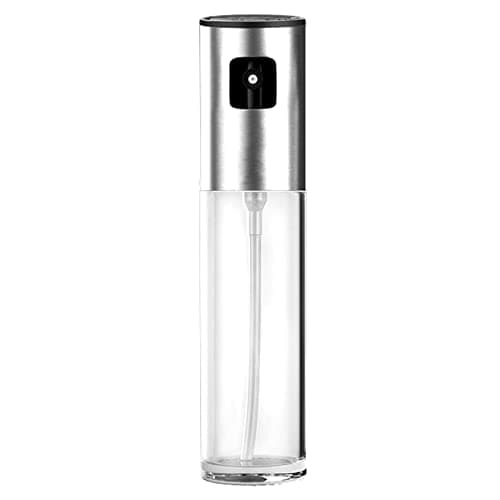 Mr WEI Olive Oil Dispenser Bottle, Olive Oil Spray, Oil Dispensing Cruets, Oil Spray Bottle for Kitchen Baking, Cooking, Salad, BBQ. Stainless Steel.