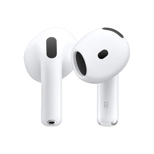 Apple AirPods 4 Wireless Earbuds, Bluetooth Headphones, with Active Noise Cancellation (Renewed)