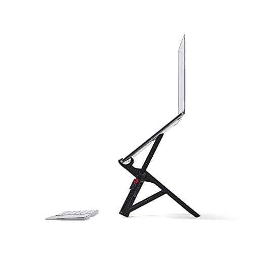 Roost V3 - Ultra Portable and Adjustable Laptop Stand - Eye‑Level Anywhere - 6.5 to 12.5 inch Screen Lift - Patented Rigid Folding Structure and Self-Adjustings Laptop Grips (for 12" to 18" laptops)