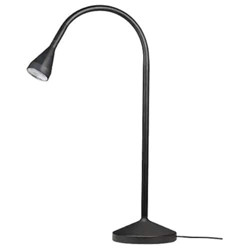 Ikea NÄVLINGE LED Work lamp,Black(Luminous Flux: 220 lm Length: 66 cm (26") Height: 52 cm (20") Base Diameter: 12 cm (5"), Cord Length: 2.0 m (6 ' 7"))