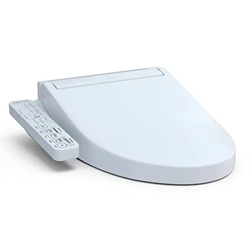 TOTO® WASHLET® C2 Electronic Bidet Toilet Seat with PREMIST and EWATER+ Wand Cleaning, Elongated, Cotton White - SW3074#01