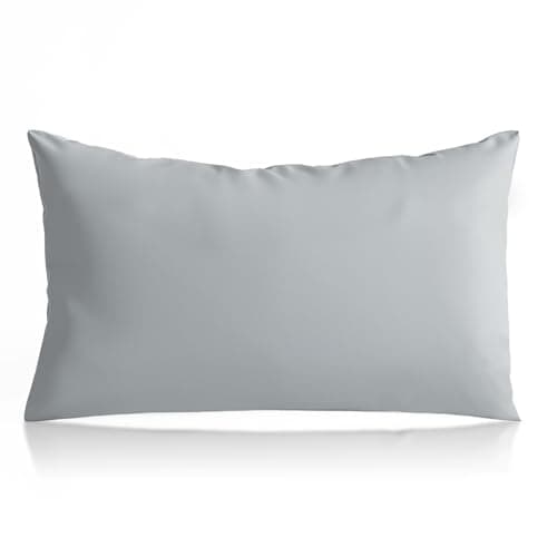 Soft & Smooth Pillowcase for Hair Skin, Ash Gray Standard
