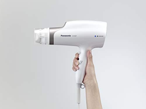 Panasonic Nanoe Salon Hair Dryer with Oscillating QuickDry Nozzle, Blow Dryer with Diffuser and Concentrator Attachments, 3 Speed Heat Settings for Easy Styling and Healthy Hair - EH-NA67-W (White) 10