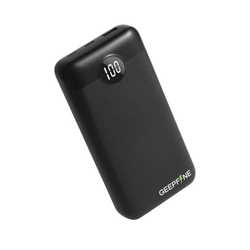 GEEPFINE 5V 2A/3A Power Bank Battery Pack for Heated Vest,20000mah Battery Pack for Heated Jacket Power Bank Specialized for Heated Clothing,Fast Charging Portable Charger for Phones.