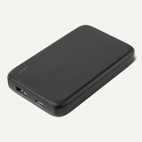 Amazon Basics Slim Portable Charger Power Bank with LED Display, 10,000 mAh, Black 5