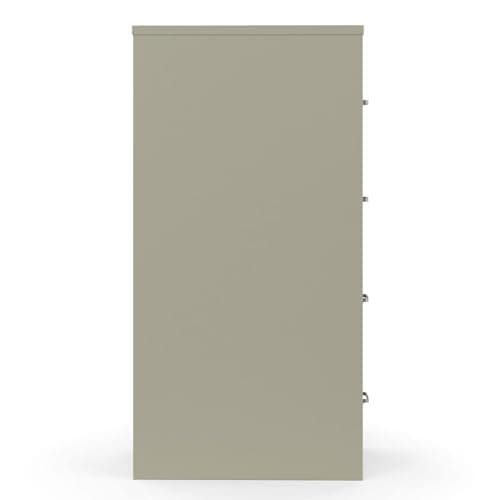 Staples 4-Drawer Vertical File Cabinet, Letter Size Documents, Lockable, 26.5" D x 15" W x 51.97" H, Putty/Beige 5