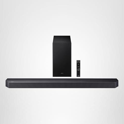 Samsung Q-Series Soundbar HW Q600F 3.1.2 ch Subwoofer (2025 Model) SpaceFit Sound Pro, Q-Symphony, Adaptive Sound 9