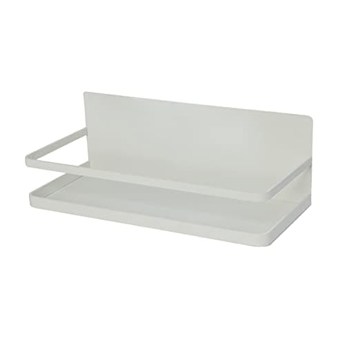 Household Essentials Metal Magnetic Spice Organizer, White