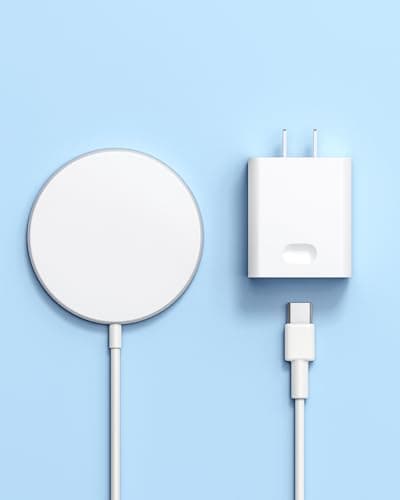 SMOONFACE Magnetic Wireless Charger for iPhone 17 16 Wireless Charger with 20W PD USB C Charger, 2 Pack Compatible with Magsafe Charger for iPhone 17/17 Pro/17 Pro max/16/16 Pro/16 Pro max/AirPods3 7