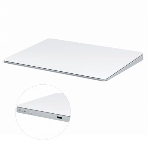 Zexxivop Bluetooth Touchpad Multi-Function Gestures Wireless Trackpad Rechargeable for Windows OSX/Laptop/PC (Silver)