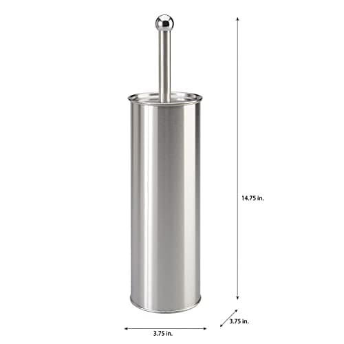Bath Bliss Stainless Steel Toilet Brush Holder 6