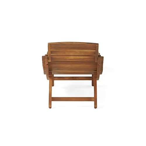 Christopher Knight Home Lahaina Wood Outdoor Chaise Lounge, Natural Yellow 9