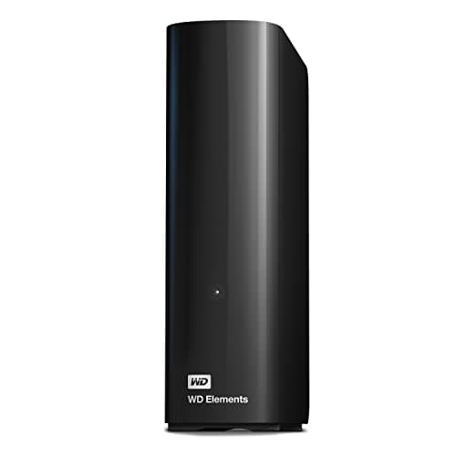 Western Digital 22TB Elements Desktop External Hard Drive, USB 3.0 external hard drive for plug-and-play storage - WDBWLG0220HBK-NESN