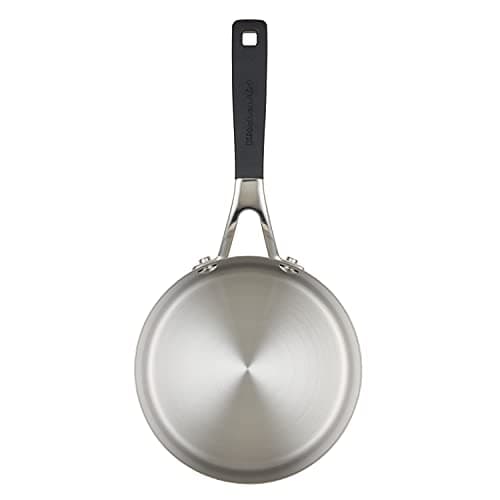 KitchenAid 71018 Stainless Steel Saucepan with Pour Spouts, 1 Quart - Brushed Stainless Steel 9