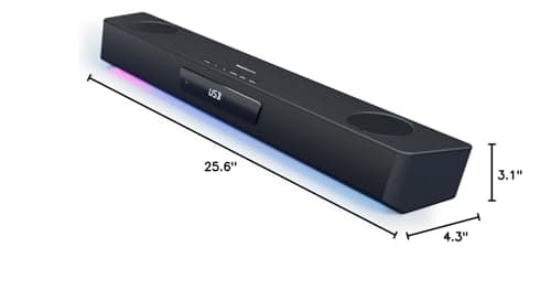 Creative Sound Blaster Katana SE Multi-Channel Gaming Soundbar, 180W Peak Power, Bi-Amplified 4-Driver Design, Super X-Fi Technology, and RGB Lighting 8