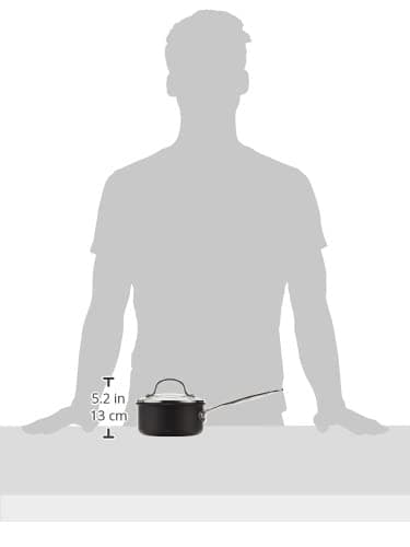 Cuisinart 1-Quart Saucepan, Chef's Classic Nonstick Hard Anodized Saucepan w/Cover, 619-14 2