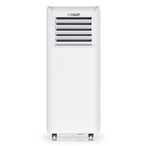 TOSOT 9,500 BTU Air Conditioner, Easy Install, Quiet 3-in-1 Portable AC, Dehumidifier, Fan, 300 Sq Ft, Aovia Series, White